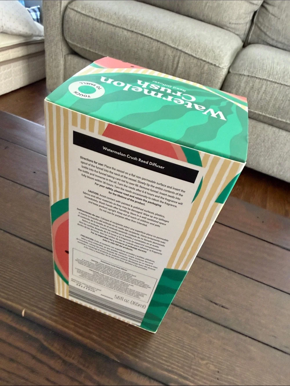 Kirkton House Watermelon Crush Reed Diffuser - Pink & Green